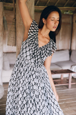 Padma Maxi Dress ~ Midnight