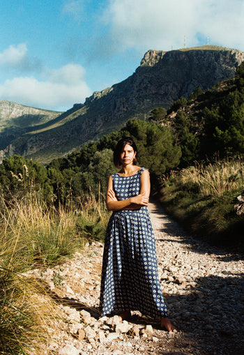 Veda Dress ~ Indigo